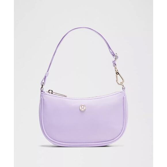 Lululemon City Essentials Mini Shoulder Bag Light Purple Lavender Frost NWT 1L - Picture 5 of 9